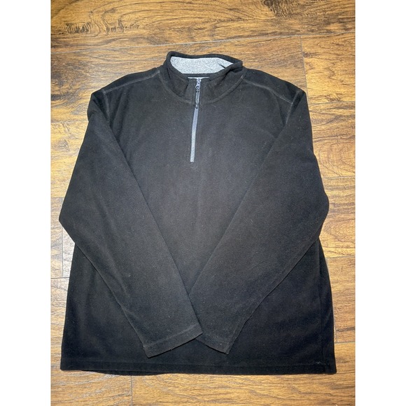 G.H. Bass & Co. Other - G.H.‎ Brass & Co Mens Sweater Xl pullover black 1/4 zip Outdoor Layers